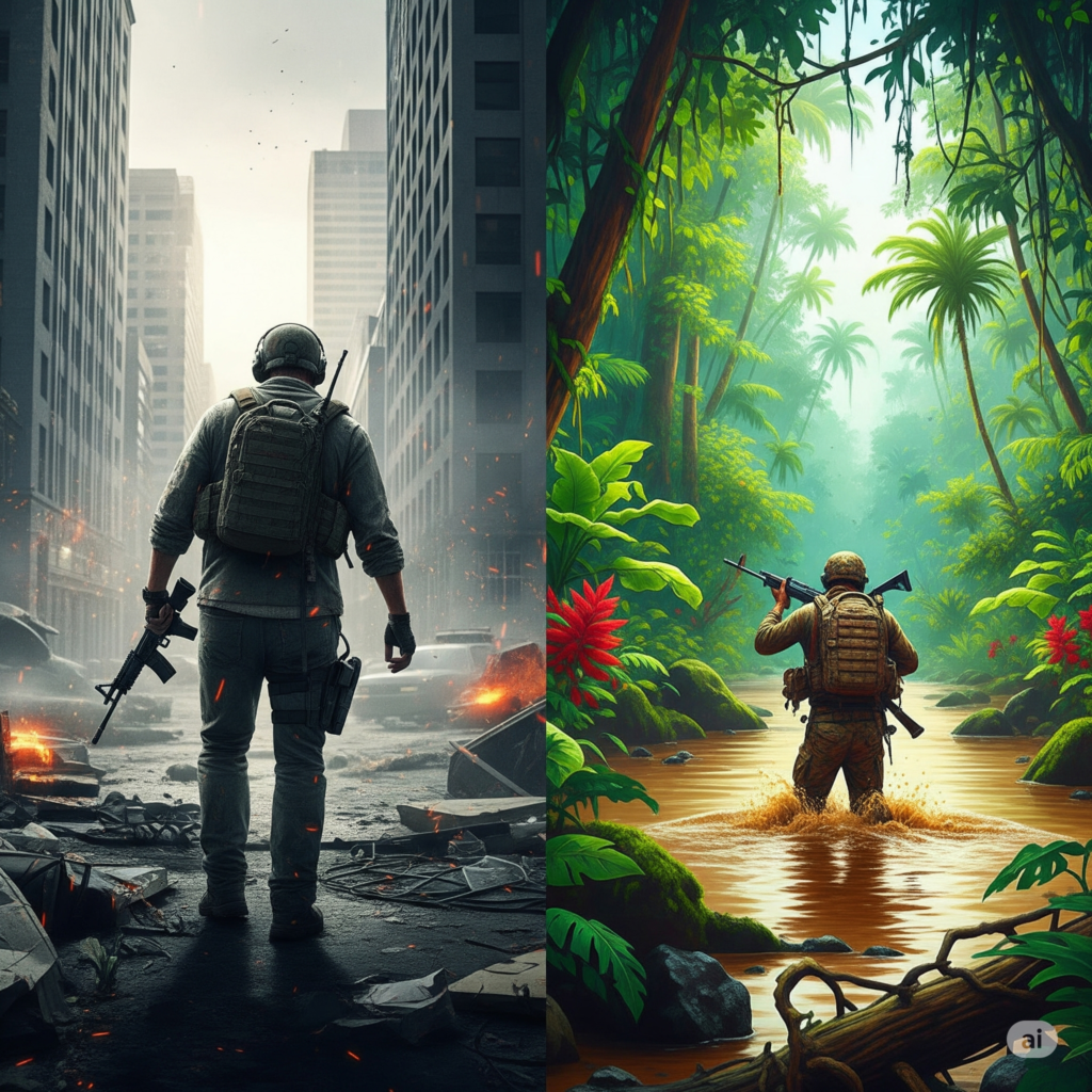 Gemini_Generated_Image_lsxlqelsxlqelsxl-1024x1024 Sobrevivência Urbana vs. Sobrevivência na Selva: Entenda as Diferenças Cruciais para Estar Preparado em Qualquer Situação