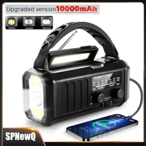 Rádio De Emergência Solar / Manivela