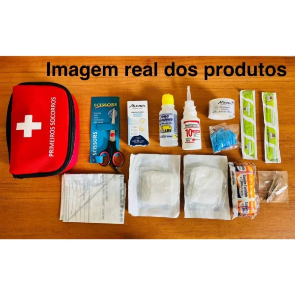 Kit Primeiros Socorros Completo